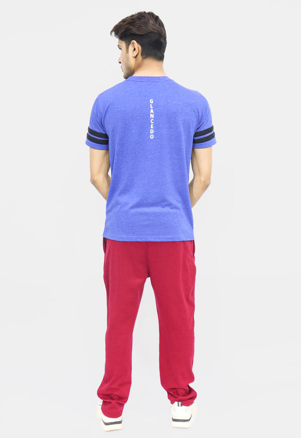 Glancedo Cotton Solid Tracksuit For Men