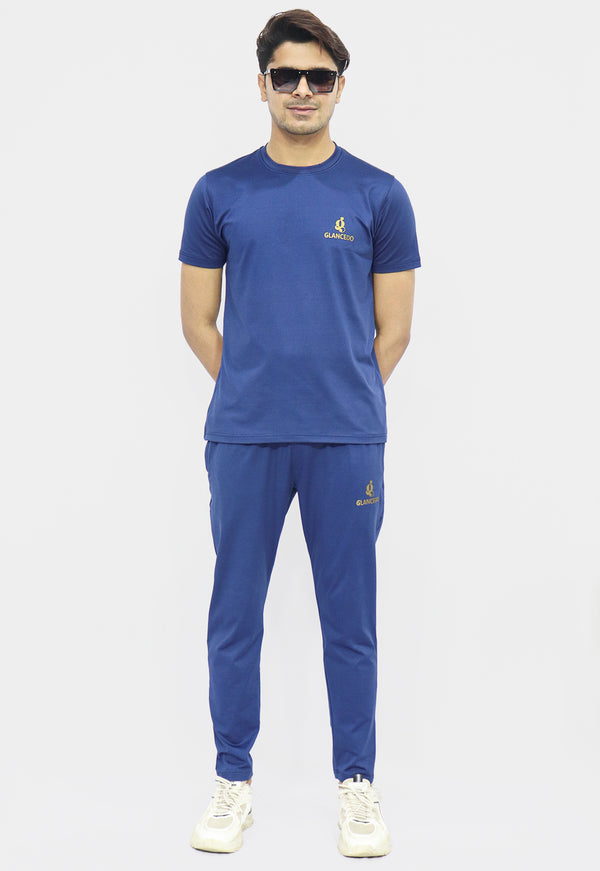 Glancedo Royal Blue Tracksuit  Quick-Dry & Comfort Fit