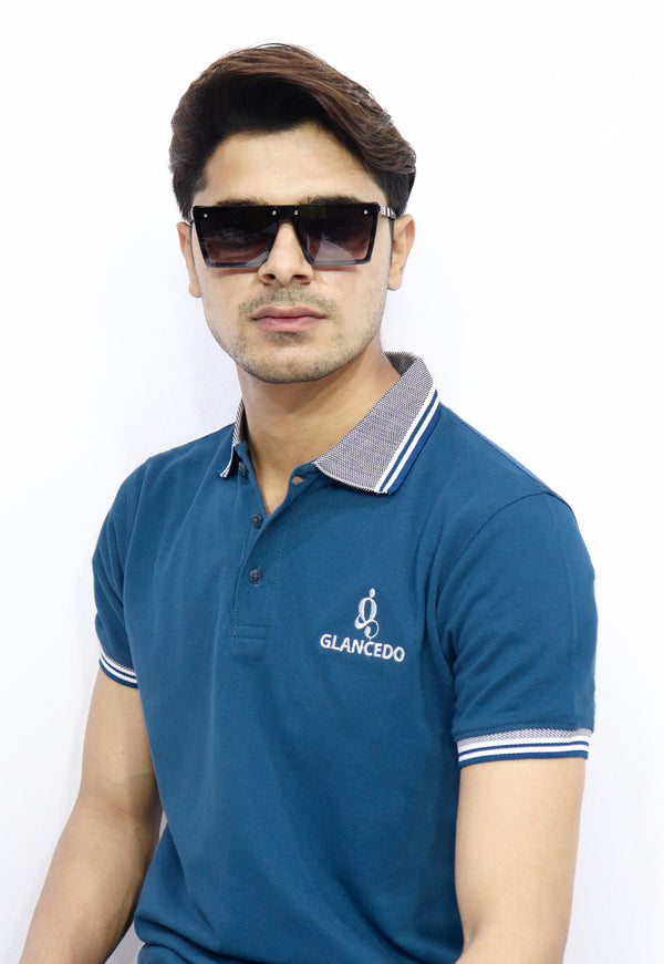 Glancedo Zinc Performance Polo T-Shirt Quick-Dry