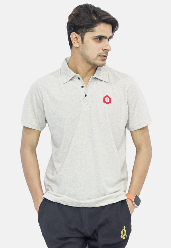 Glancedo Iconic Logo Cotton Polo T Shirt