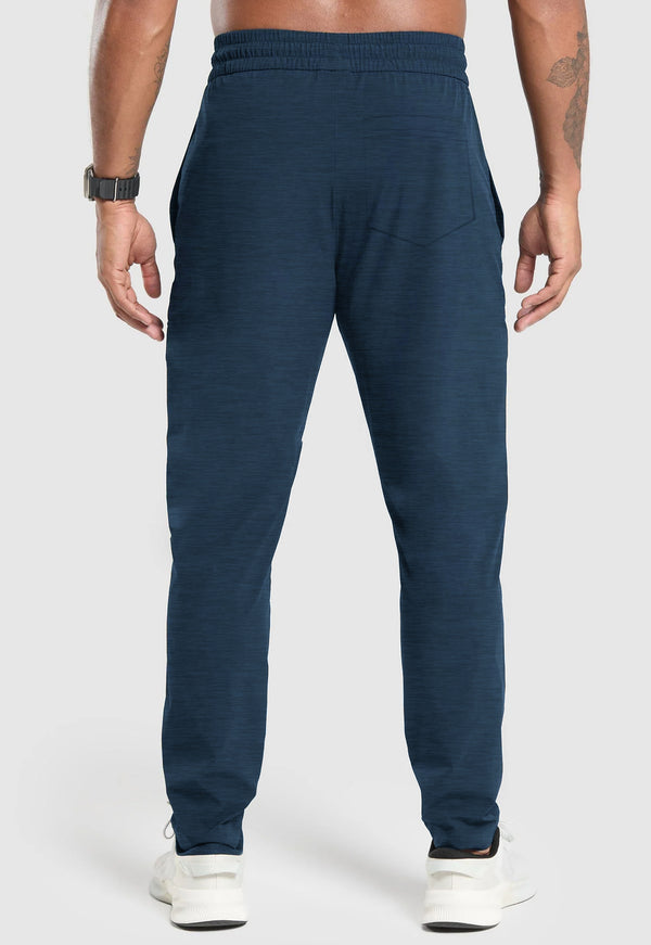 Glancedo Men Solid Slim Fit Navy Trouser For Mens